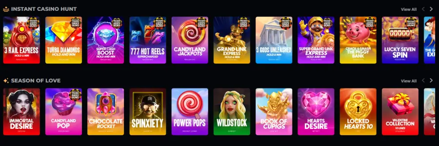 Instant casino betting